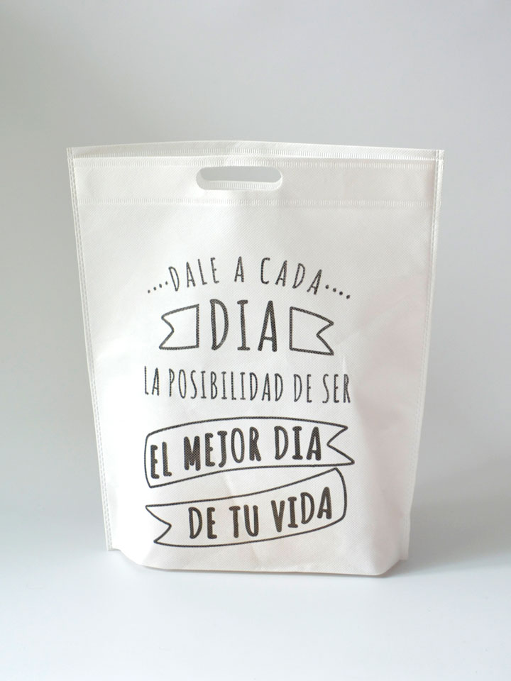 Bolsa tipo Boutique con fuelle inferior